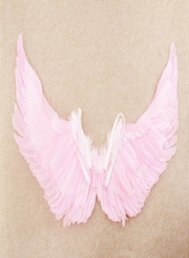 Nishine 26x14 inch Angel Feather Wing Halo and Wand Costume Set Cosplay Halloween Party Favor (Pink) - Image 5